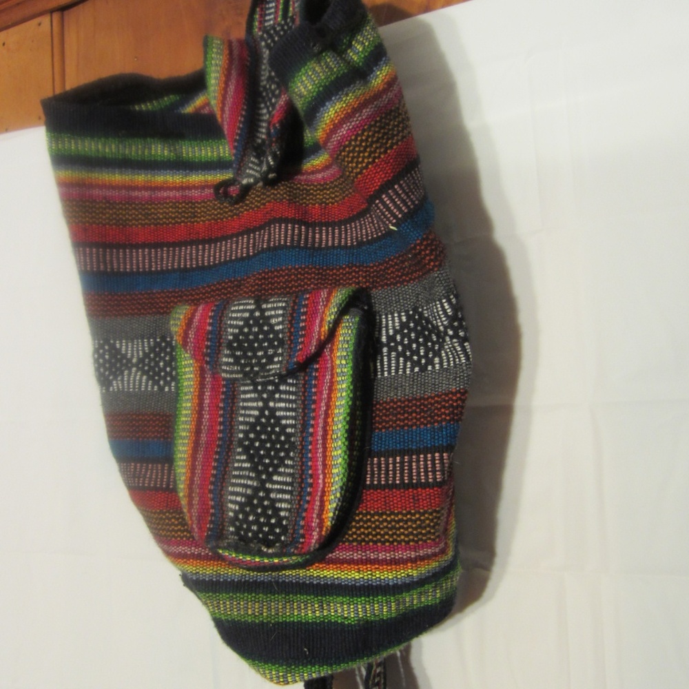 Back Pack Multi Colored Name less - Picture 3 of 5